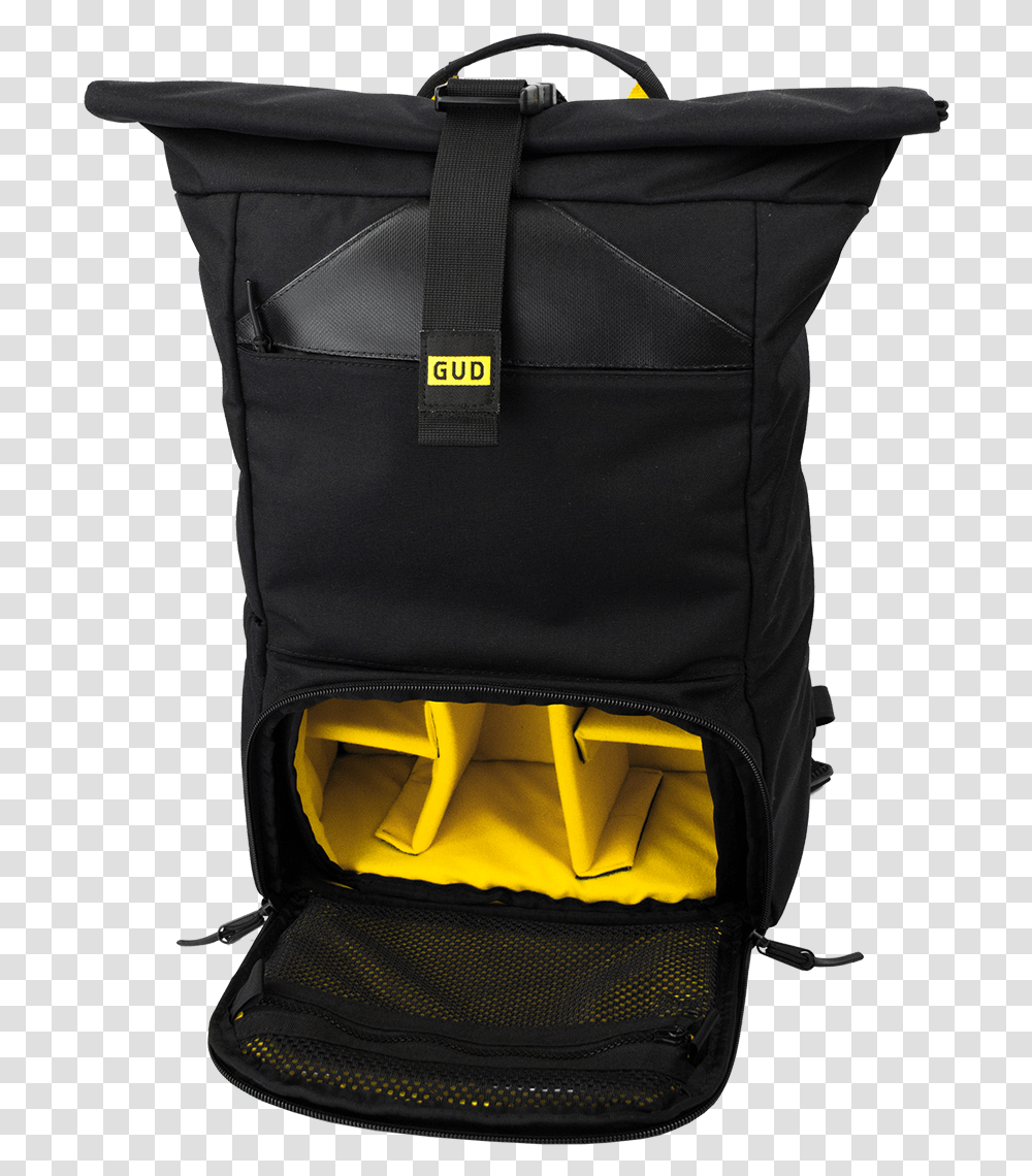 Optimized Rolltop Dslr Face Open, Backpack, Bag Transparent Png
