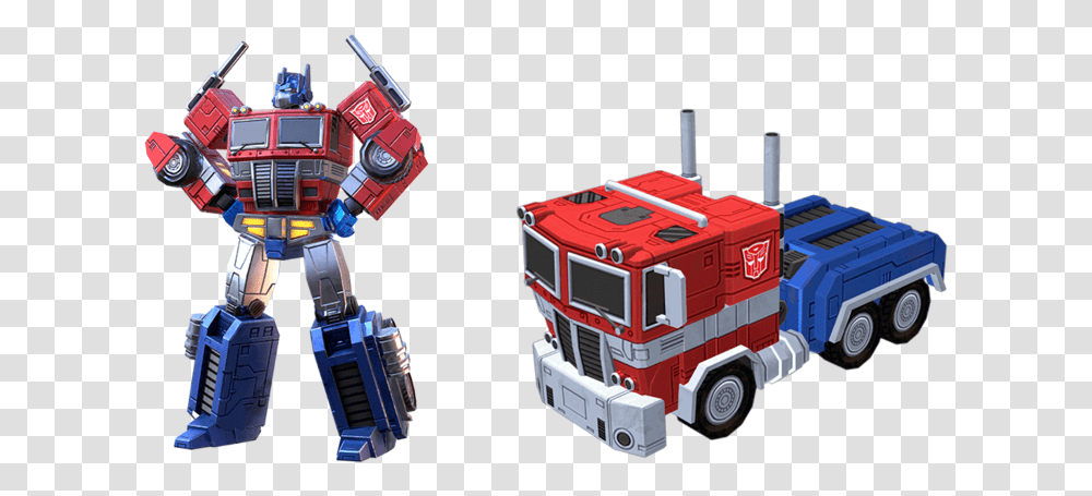Optimus Prime, Toy, Fire Truck, Vehicle, Transportation Transparent Png