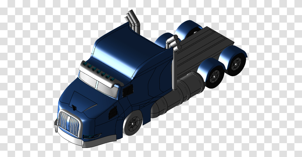 Optimus Prime Truck 3d Cad Model Library Grabcad Model Car, Vehicle, Transportation, Tire, Machine Transparent Png