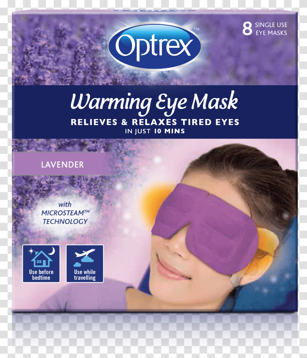 Optrex Warming Eye Mask, Person, Flyer, Poster, Paper Transparent Png