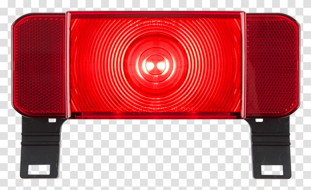 Optronics Rvstlb0061 Led Red Black Rect Tail Light Camper Trailer License Plate Lamp, Lighting, Stage, Light Fixture, Label Transparent Png