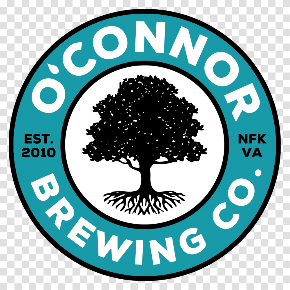 Oquotconnor Brewing Co Circle, Label, Logo Transparent Png