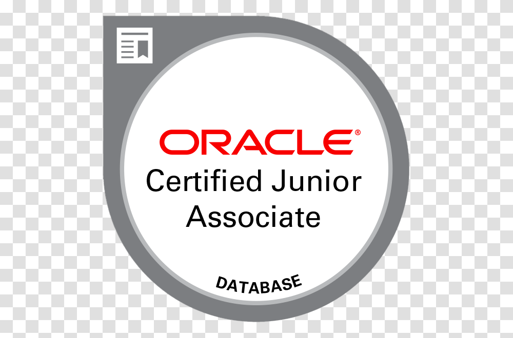 Oracle Database Foundations Certified Junior Associate Circle, Label, Word Transparent Png