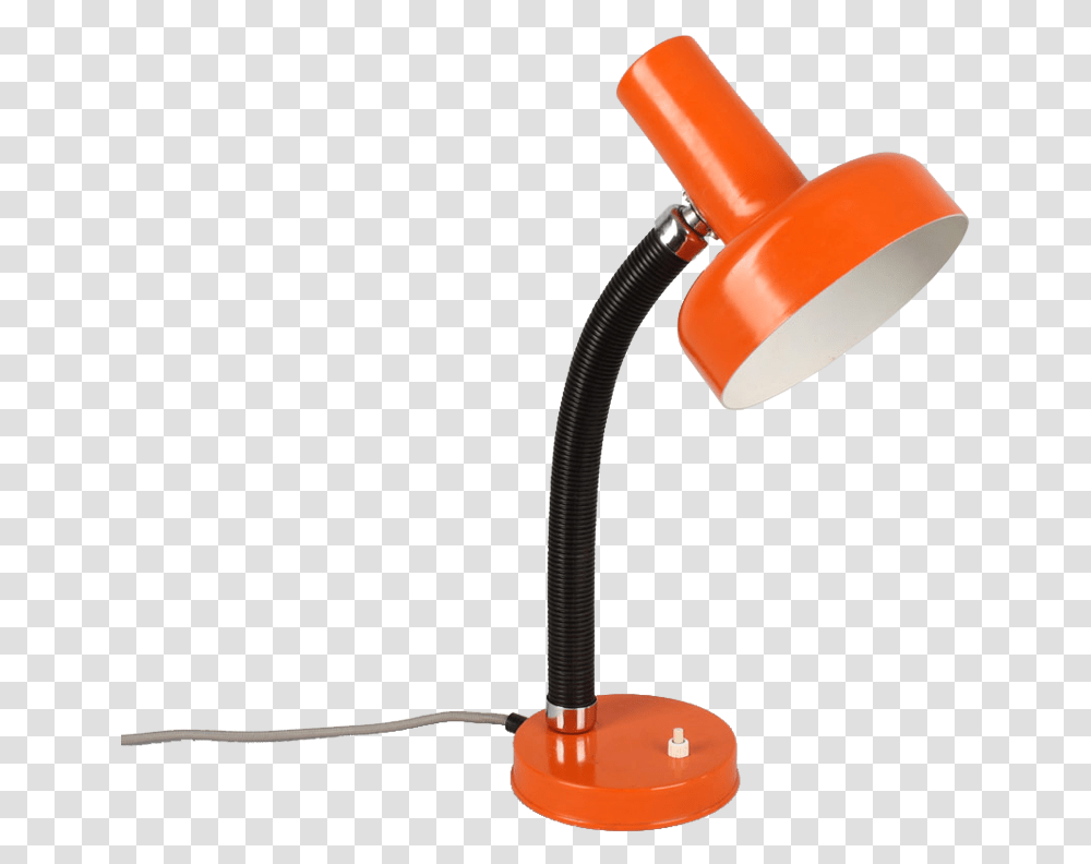Orange 70s Table Lamp, Hammer, Tool, Lampshade Transparent Png
