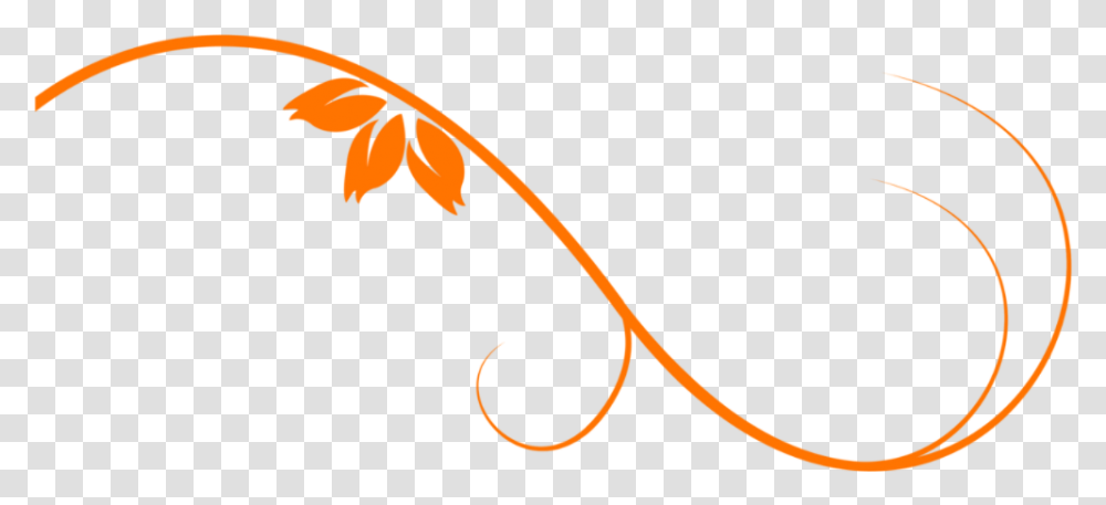 Orange Abstract Lines Download Image Floral, Leaf, Plant, Label Transparent Png