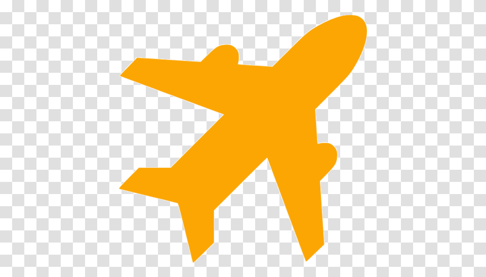 Orange Airport Icon Free Orange Airport Icons Airplane Icon Orange, Axe, Tool, Leaf, Plant Transparent Png