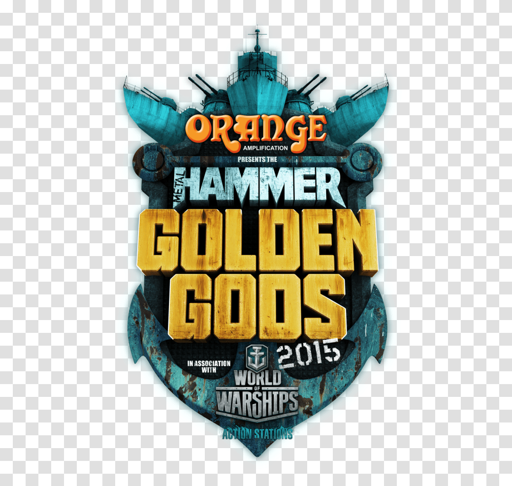 Orange Amplification Presents The Metal Hammer Golden World Of Warships, Poster, Advertisement, Flyer, Paper Transparent Png