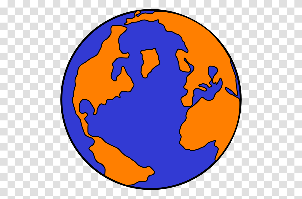 Orange And Blue Globe Clip Art For Web, Outer Space, Astronomy, Universe, Planet Transparent Png