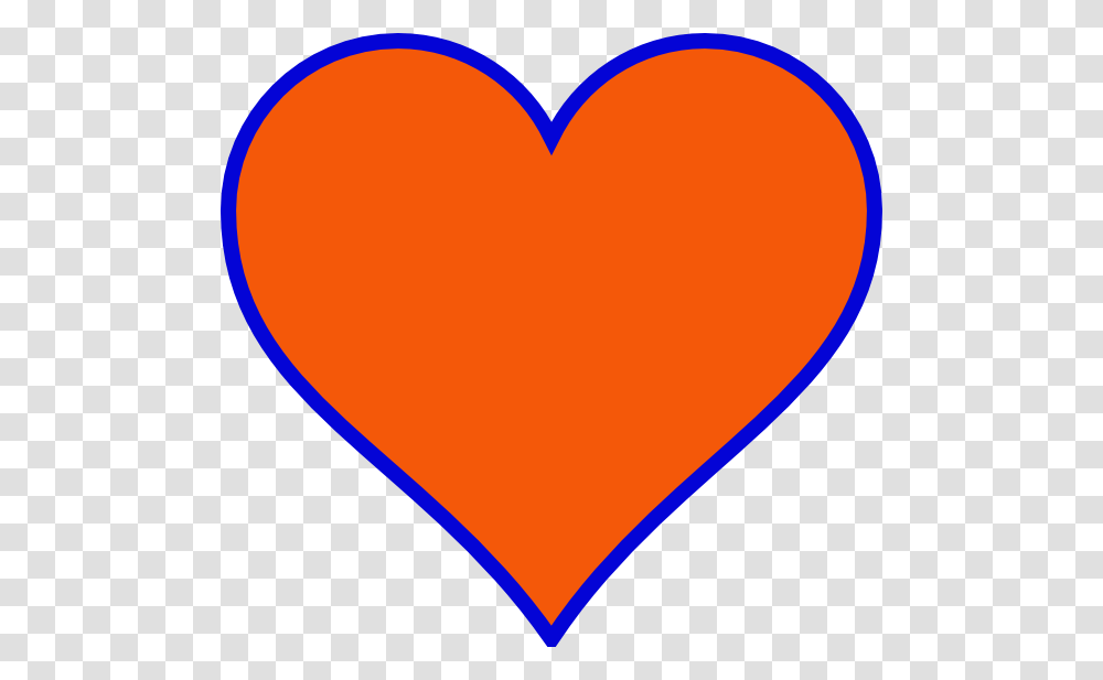 Orange And Blue Hearts, Balloon, Label Transparent Png