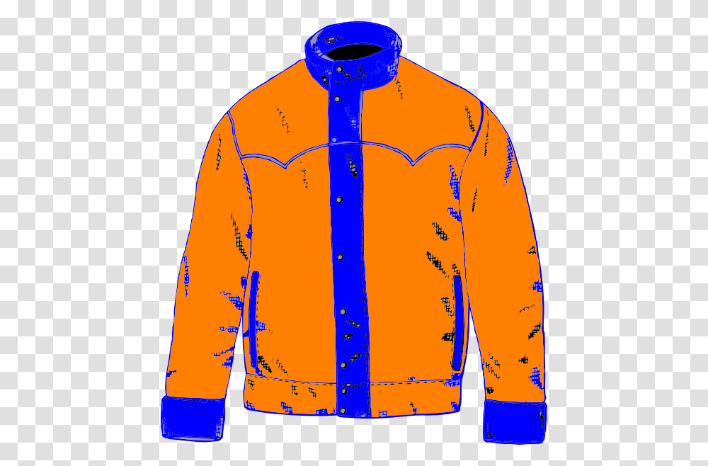 Orange And Blue Jacket, Apparel, Coat, Sweatshirt Transparent Png