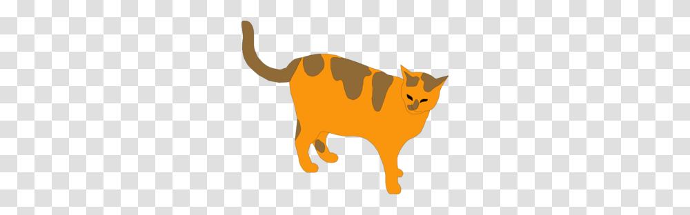 Orange And Brown Cat Clip Art, Bull, Mammal, Animal, Cattle Transparent Png