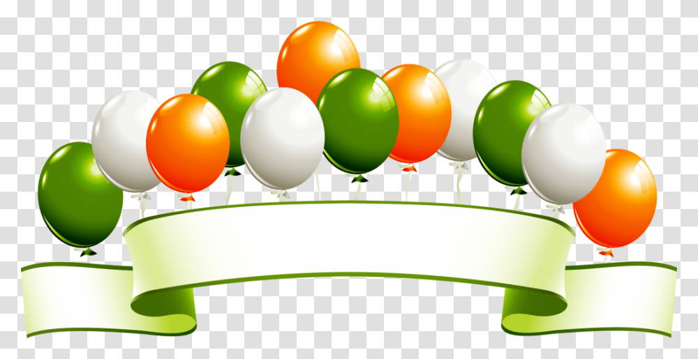 Orange And Green Balloons Transparent Png