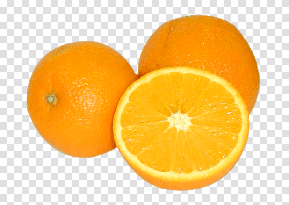 Orange And Half Of Orange, Citrus Fruit, Plant, Food, Grapefruit Transparent Png