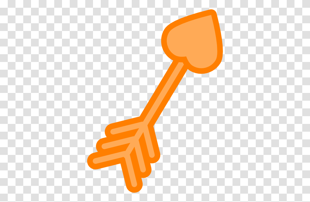Orange Arrow Clip Art, Rattle, Shovel, Tool, Key Transparent Png