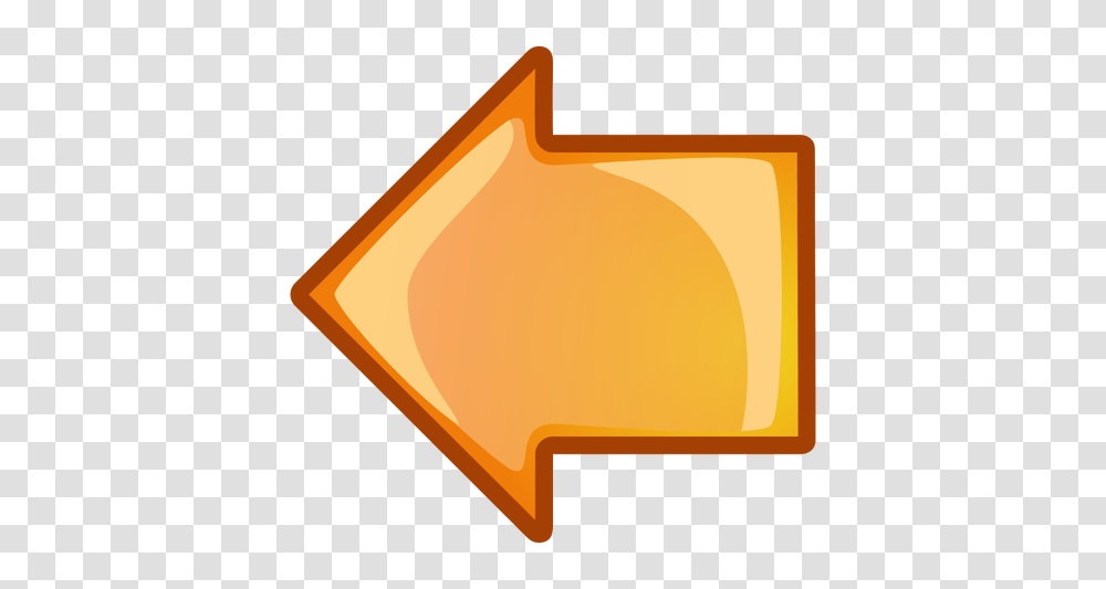 Orange Arrow Pointing Left Vector Image, Lighting, Food, Sweets, Mailbox Transparent Png
