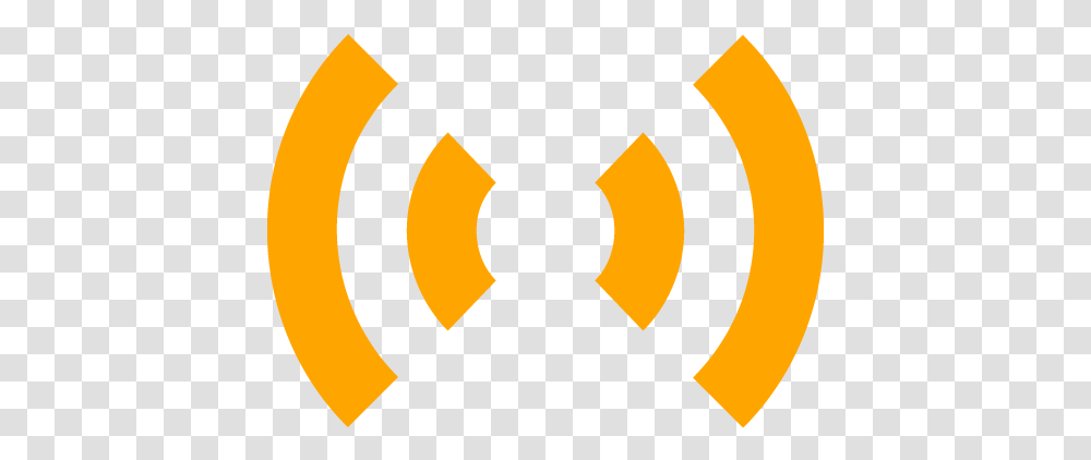 Orange Audio Icon Free Orange Audio Icons Audio Playing Icon Gif, Symbol, Hand Transparent Png