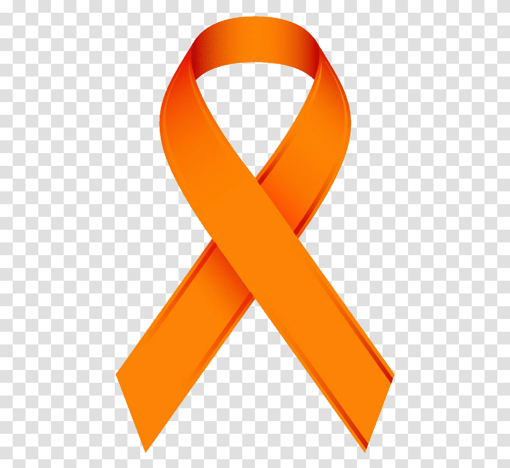 Orange Awareness Ribbon Clip Art Ankylosing Spondylitis Ribbon, Sash, Tape Transparent Png