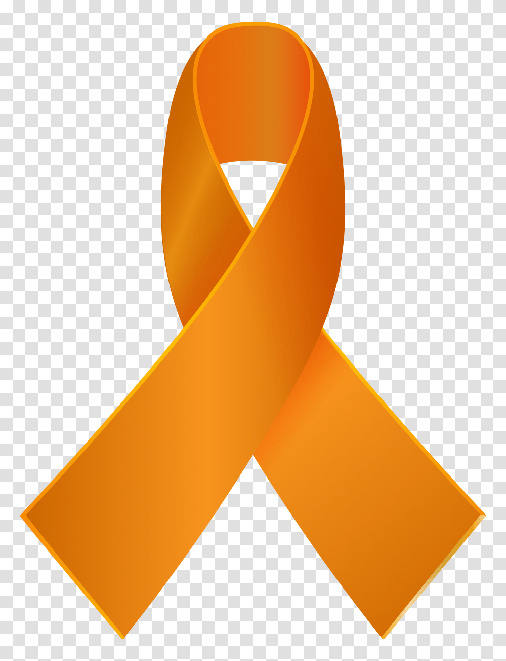 Orange Awareness Ribbon Clip Art, Paper, Poster Transparent Png