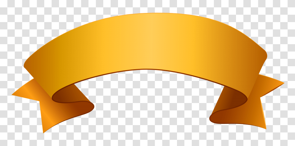 Orange Banner Clip Art, Scroll, Couch, Furniture, Sliced Transparent Png