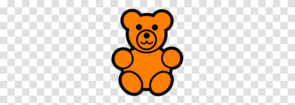 Orange Bear Clipart, Toy, Teddy Bear, Plush Transparent Png