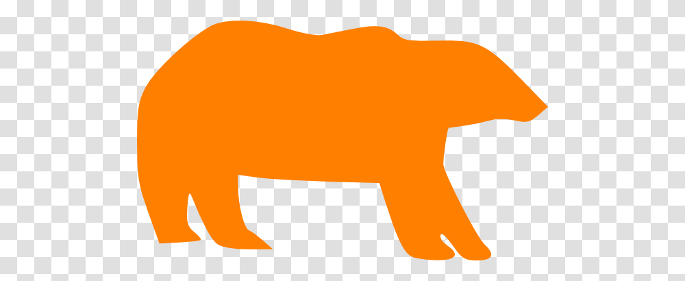 Orange Bear, Mammal, Animal, Bull Transparent Png