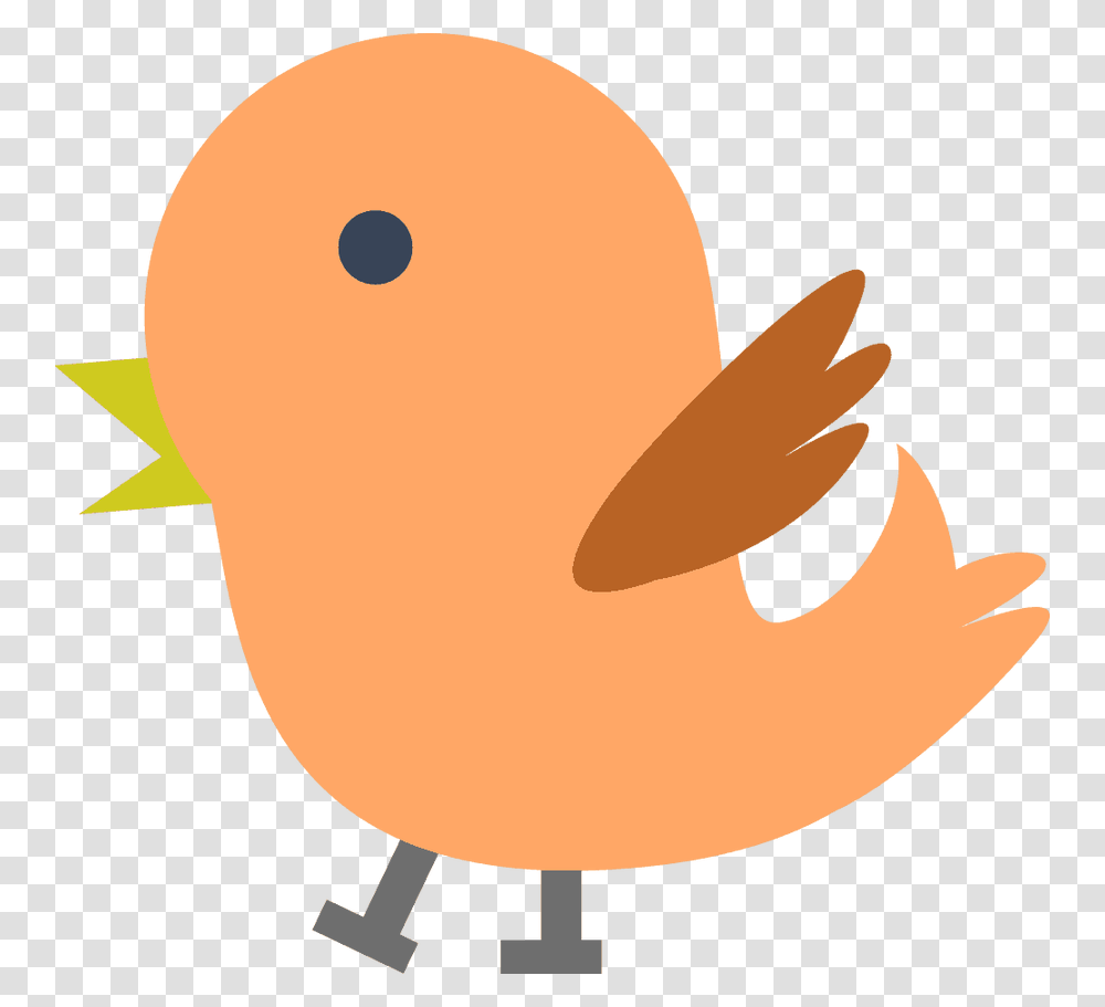 Orange Bird Clipart, Animal, Balloon, Poultry, Fowl Transparent Png