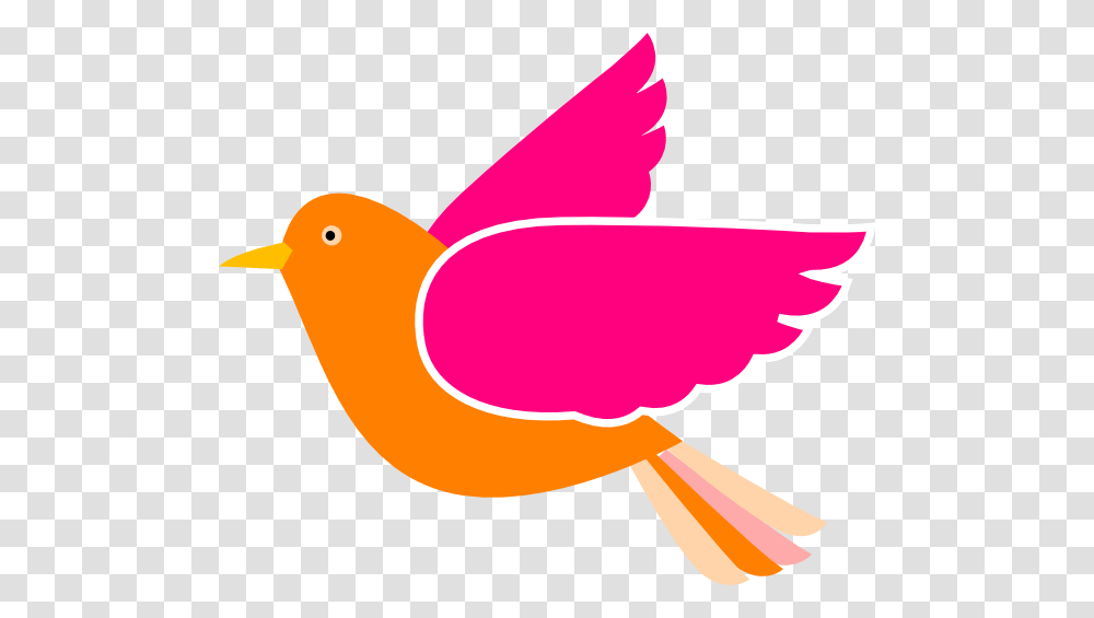 Orange Bird Right Clip Art, Animal, Canary, Fish, Goldfish Transparent Png