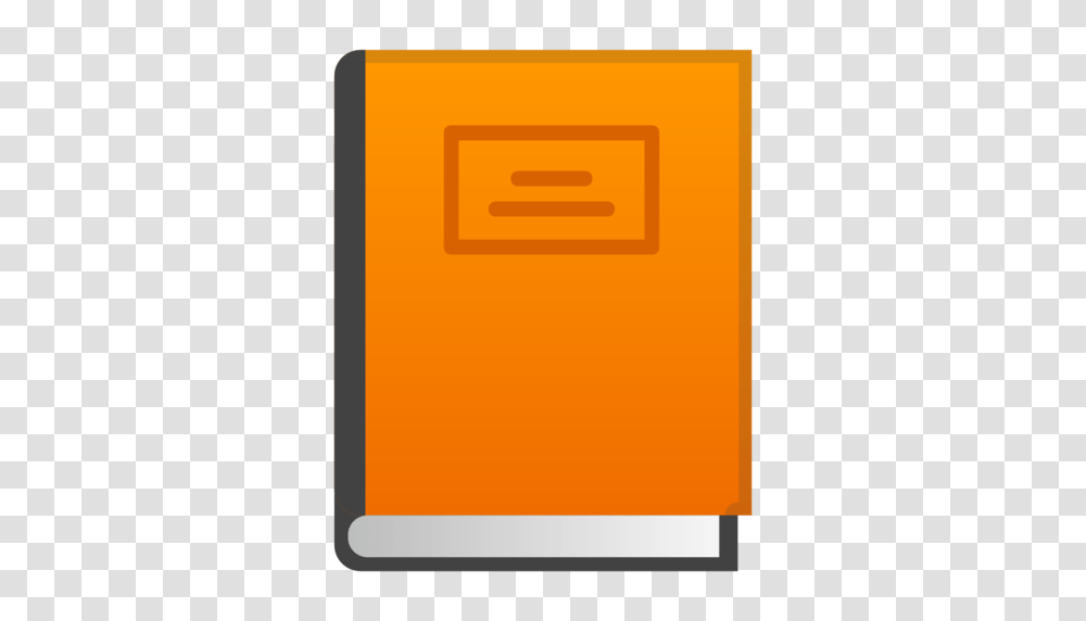 Orange Book Emoji, File, Scale Transparent Png