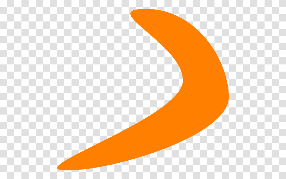 Orange Boomerang Clip Art Clip Art Boomerang Shape, Outdoors, Text, Astronomy, Moon Transparent Png