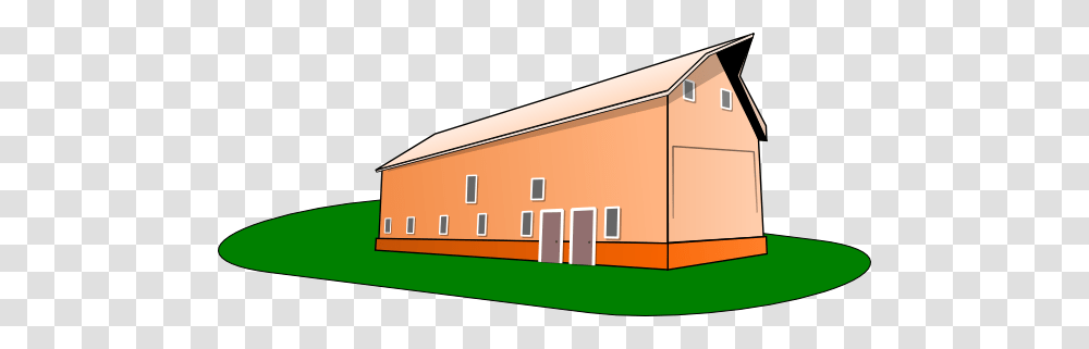 Orange Cartoon Barn Clip Arts Download, Nature, Outdoors, Building, Farm Transparent Png