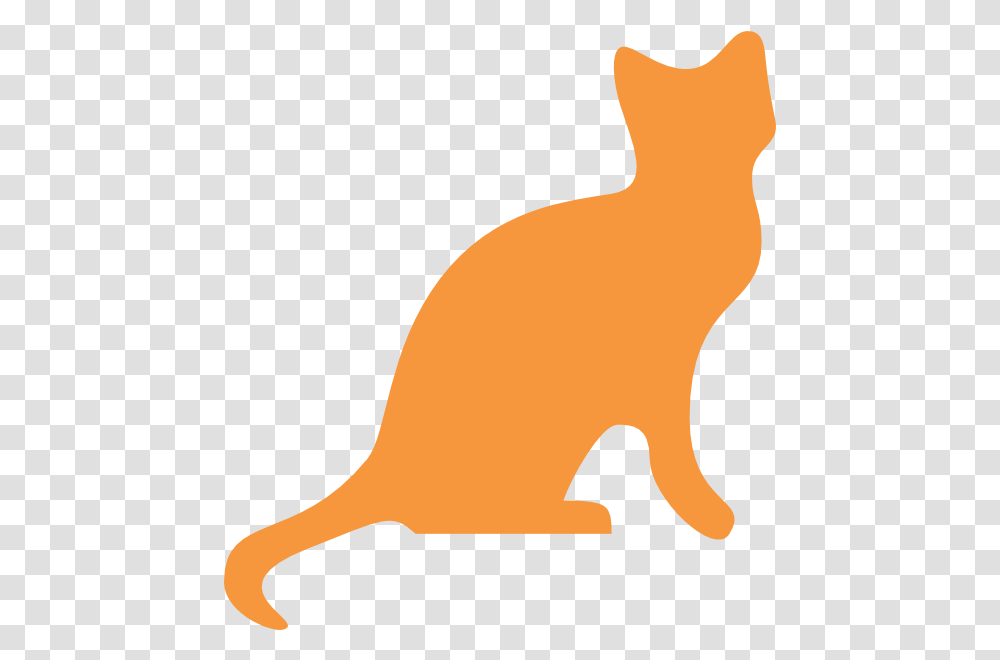 Orange Cat Clip Art Stock Files Orange Cat Silhouette, Pet, Mammal, Animal, Egyptian Cat Transparent Png