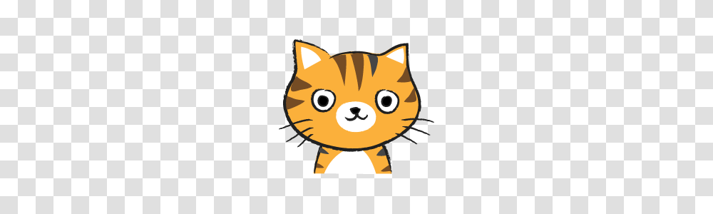 Orange Cat Cute Cute Line Stickers Line Store, Mammal, Animal, Rodent, Pet Transparent Png