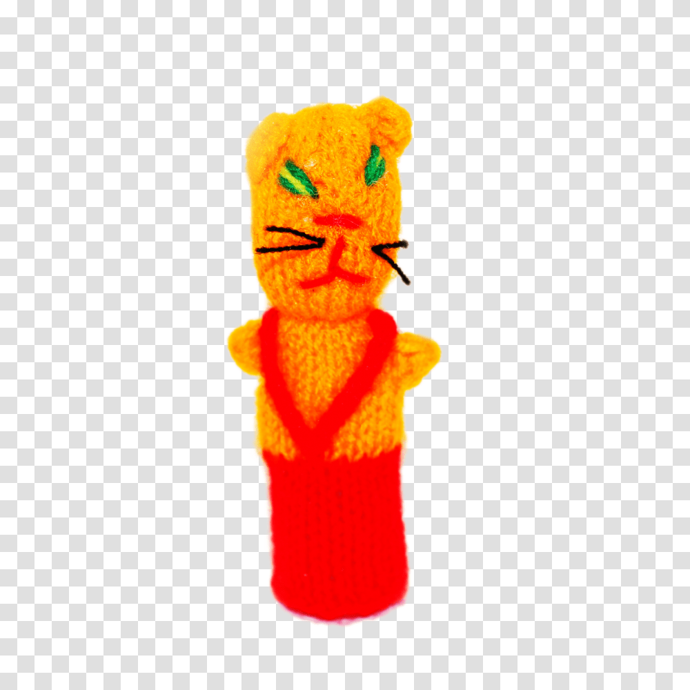 Orange Cat In Overalls Buy Finger Puppets Thumbthings Handmade, Architecture, Building, Toy, Pillar Transparent Png