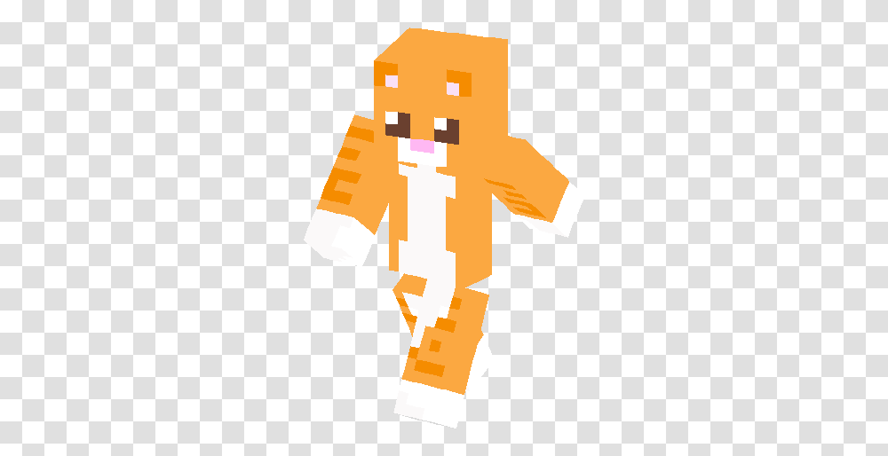 Orange Cat Skin Minecraft Cat Skin, Cross, Symbol Transparent Png