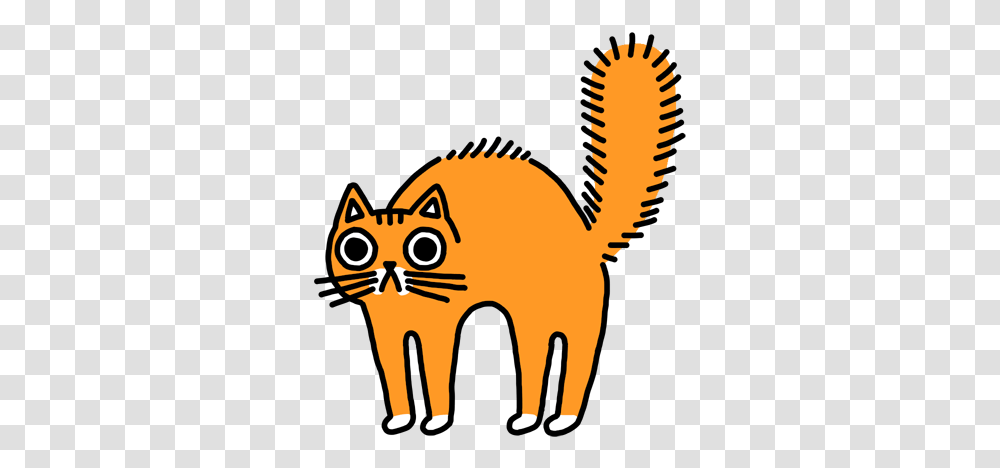 Orange Cat Stickers, Animal, Poster, Mammal, Pet Transparent Png
