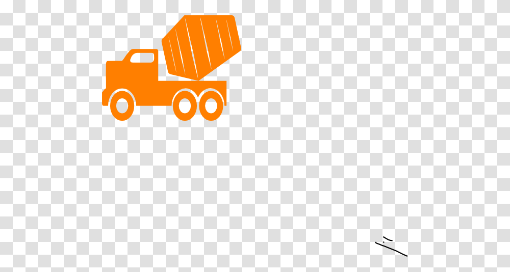 Orange Cement Truck Clip Art, Transportation, Vehicle, Toy Transparent Png