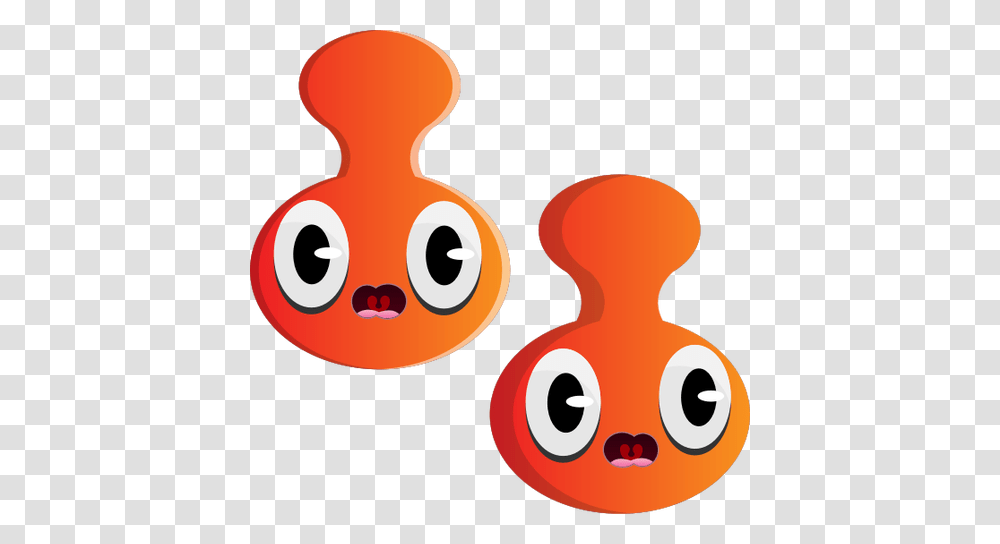 Orange Characters With Surprised Expressions Vector Illustration, Number, Alphabet Transparent Png