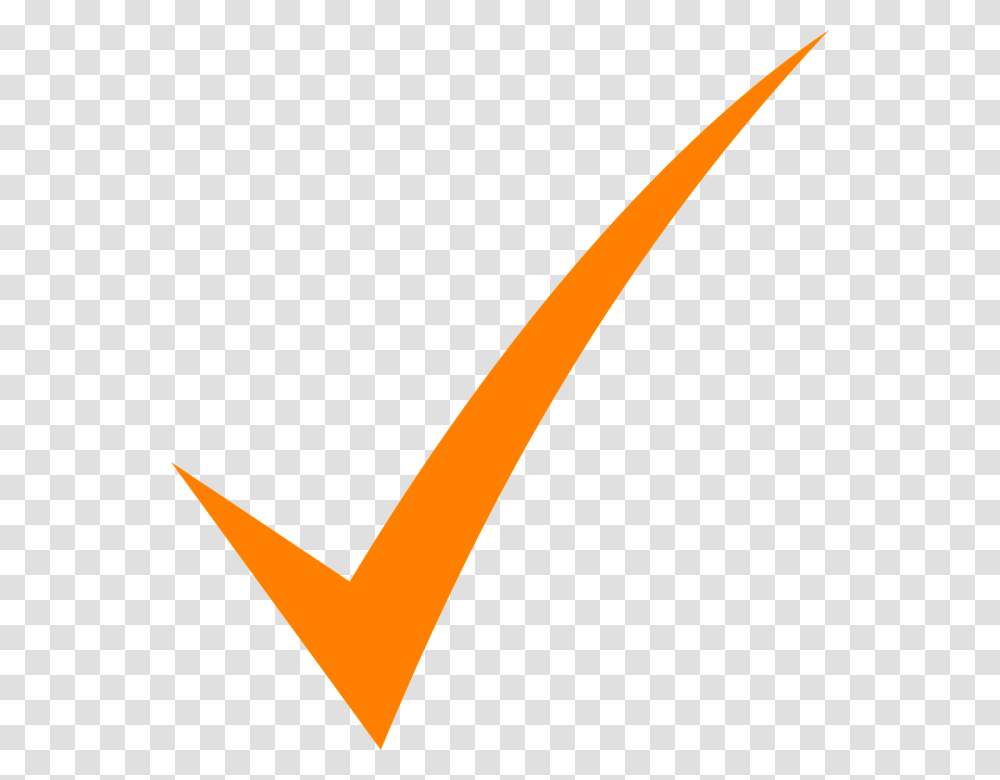 Orange Check Mark Icon, Logo, Trademark, Star Symbol Transparent Png
