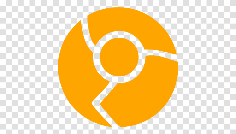 Orange Chrome 3 Icon Free Orange Browser Icons Orange Chrome Icon, Logo, Symbol, Trademark, Badge Transparent Png