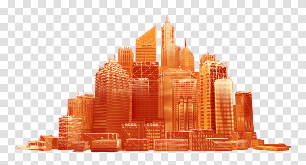 Orange City Image Skyscraper, High Rise, Urban, Building, Town Transparent Png