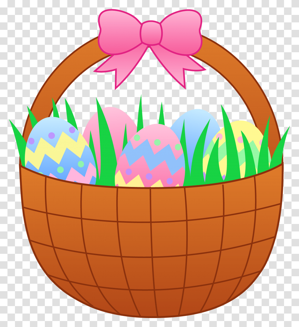Orange Clipart Easter Egg Cute Cartoon Easter Basket, Food, Balloon Transparent Png
