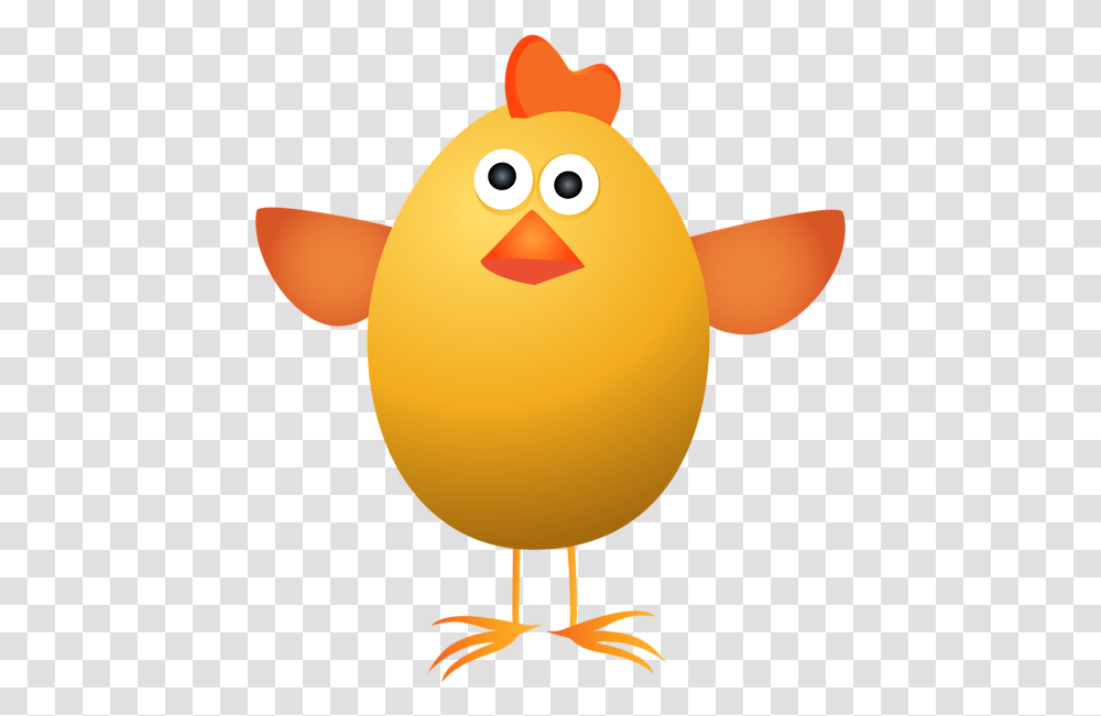 Orange Clipart Hen Cartoon Roast Chicken, Egg, Food, Balloon, Animal Transparent Png