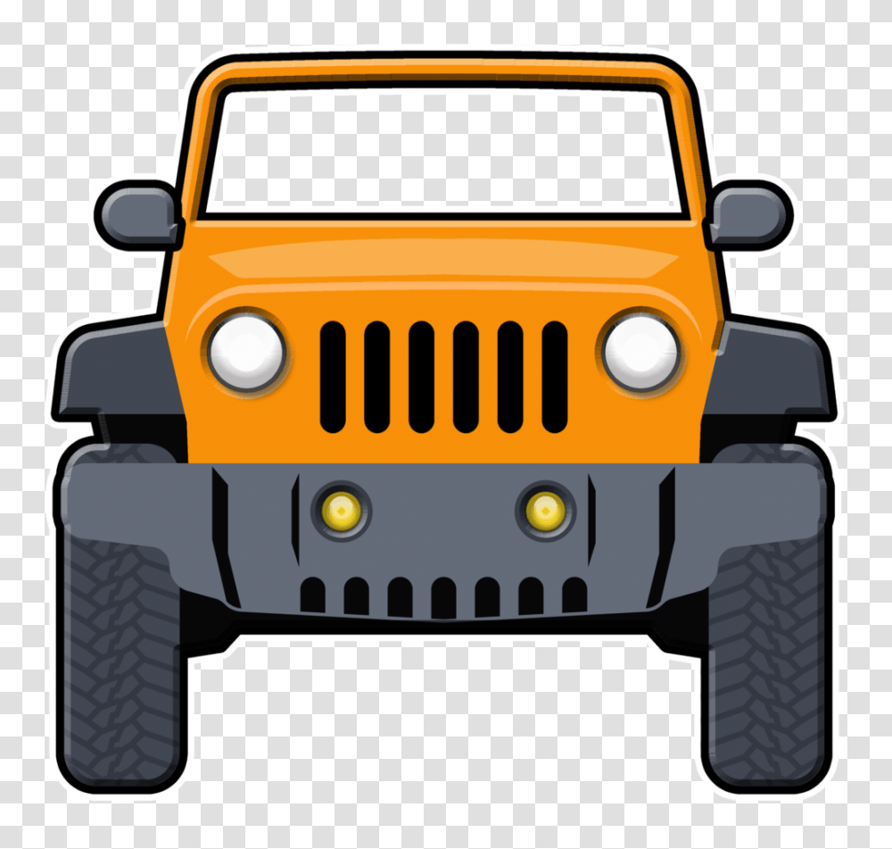 Orange Clipart Jeep, Car, Vehicle, Transportation, Automobile Transparent Png