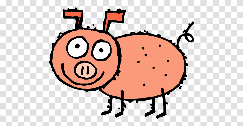 Orange Clipart Pig, Food, Sea Life, Animal, Seafood Transparent Png