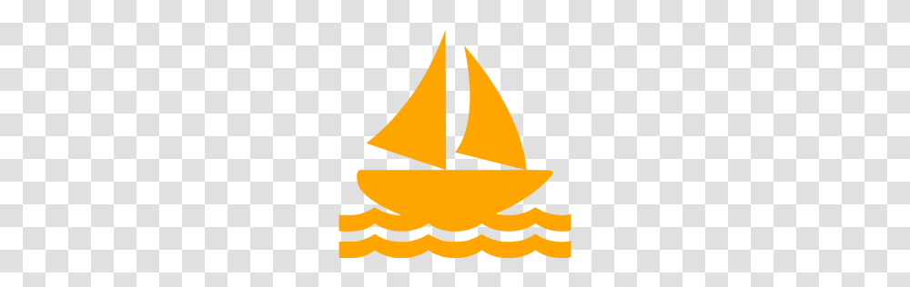 Orange Clipart Sailboat, Logo, Trademark, Star Symbol Transparent Png