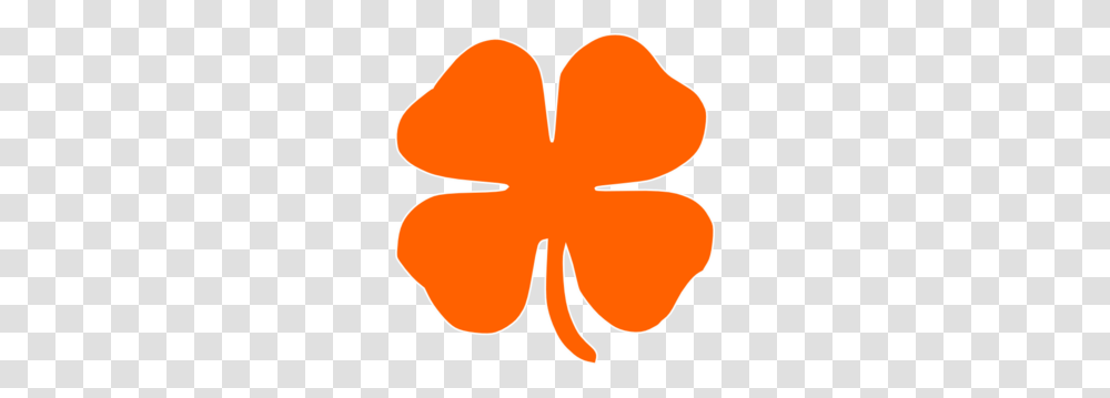 Orange Clipart Shamrock, Heart, Plant, Label Transparent Png