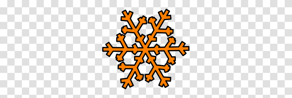 Orange Clipart Snowflake, Poster, Advertisement Transparent Png