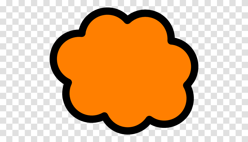 Orange Cloud Clip Art, Heart, Pattern Transparent Png