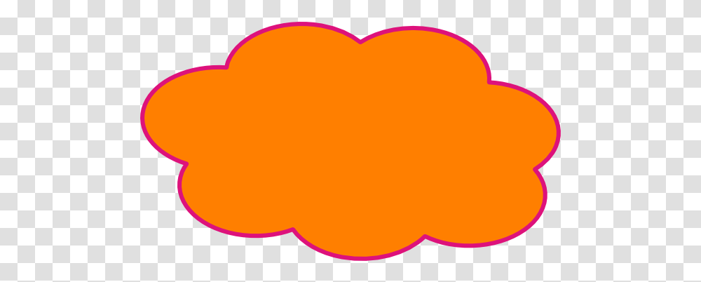Orange Cloud Clip Art Vector Clip Art Online Colorful Cloud Clipart, Heart, Plant, Baseball Cap, Hat Transparent Png