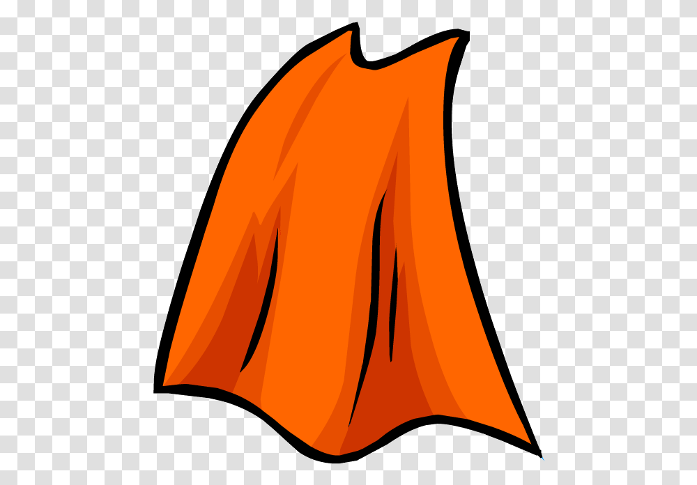 Orange Club Penguin Wiki Fandom Super Hero Cape Clipart Purple, Clothing, Apparel, Fashion, Cloak Transparent Png